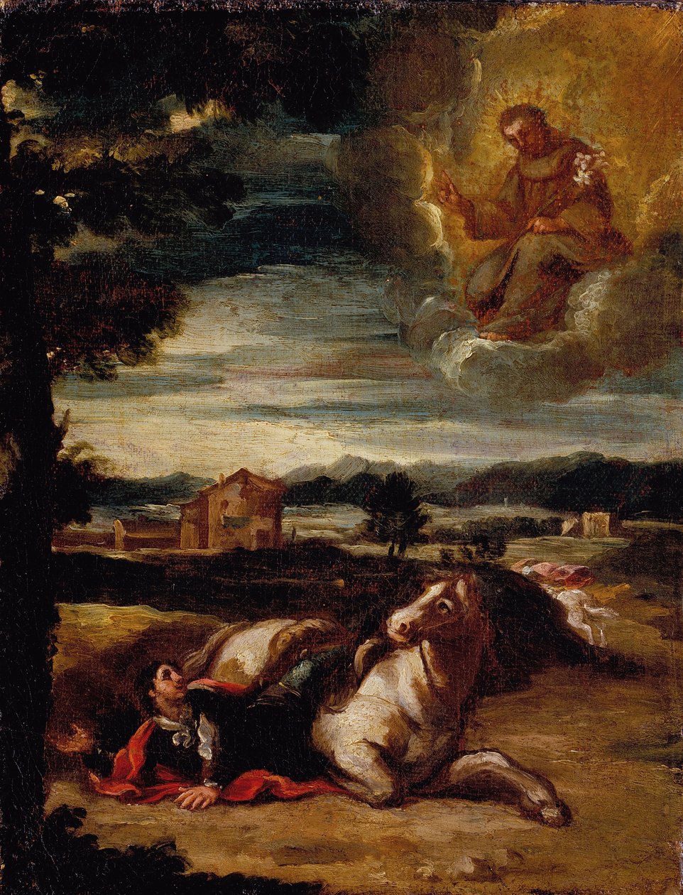 Saint Antoine de Padoue apparaissant à un chevalier - Unbekannt Unbekannt