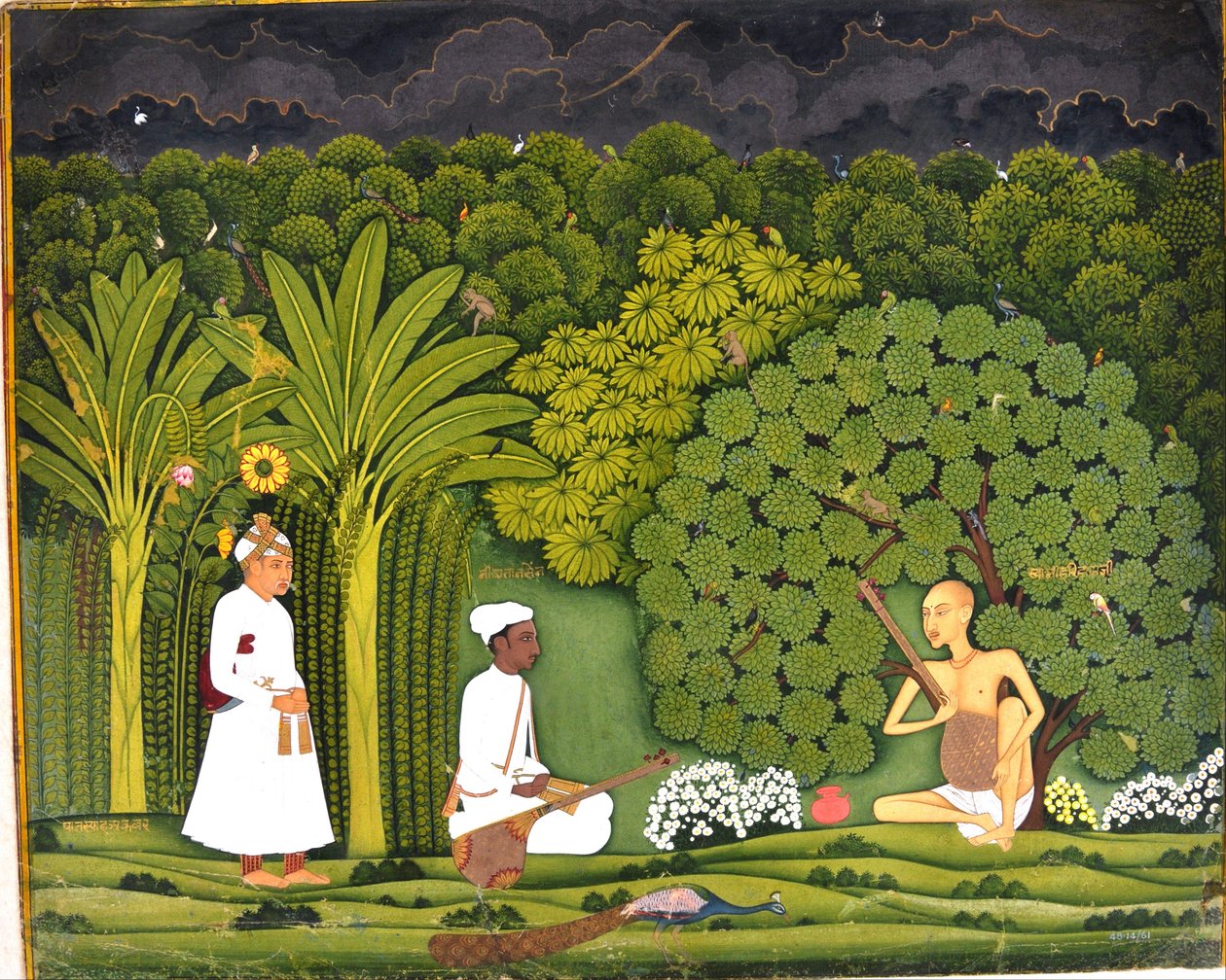 Swami Haridasa avec Tansen et Akbar à Vrindavana - Unbekannt Unbekannt