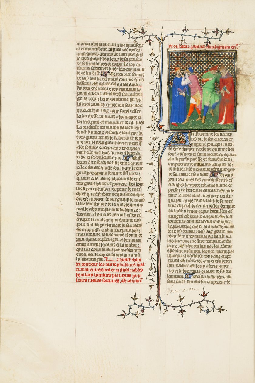 La mutilation des empereurs byzantins Justinien II et Philippicus - Unbekannt Unbekannt