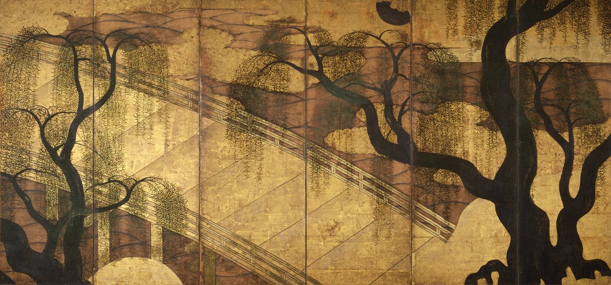 Le Pont de la rivière à Uji - Unbekannt Unbekannt