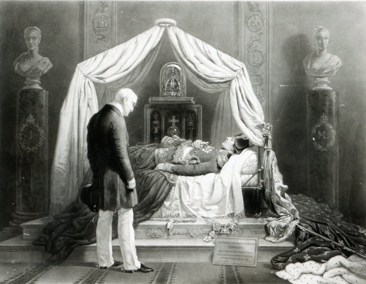Le modèle en cire du duc de Wellington regardant Napoléon, vers 1840 - Unbekannt Unbekannt