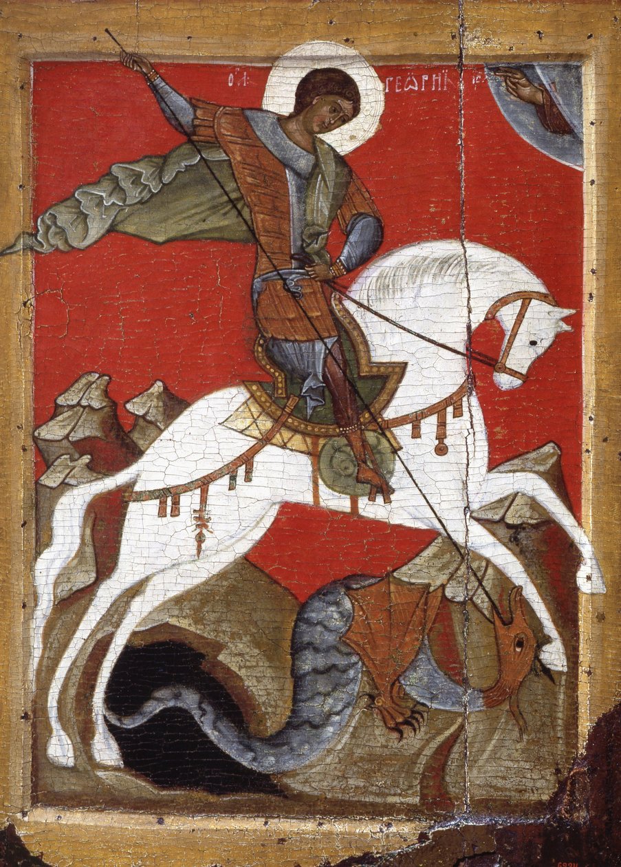 Miracle de Saint Georges et le Dragon. Novgorod - Unbekannt Unbekannt