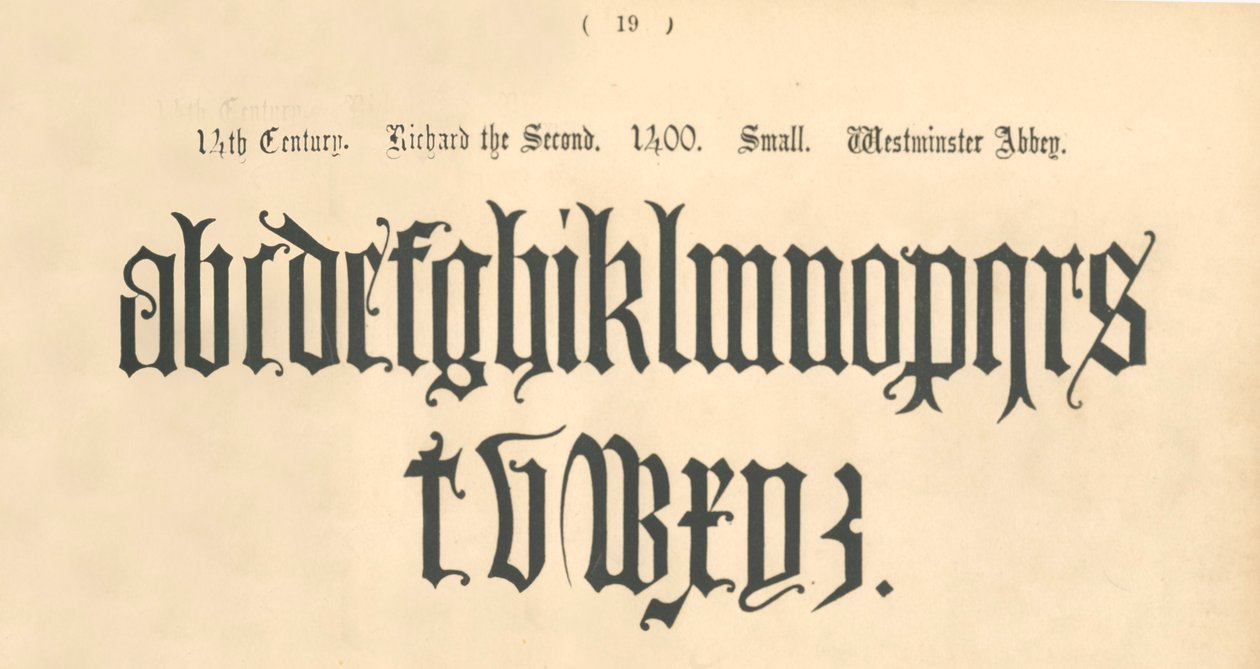 14ème siècle. Richard II. 1400. Petit. Abbaye de Westminster, 1862 - Unbekannt