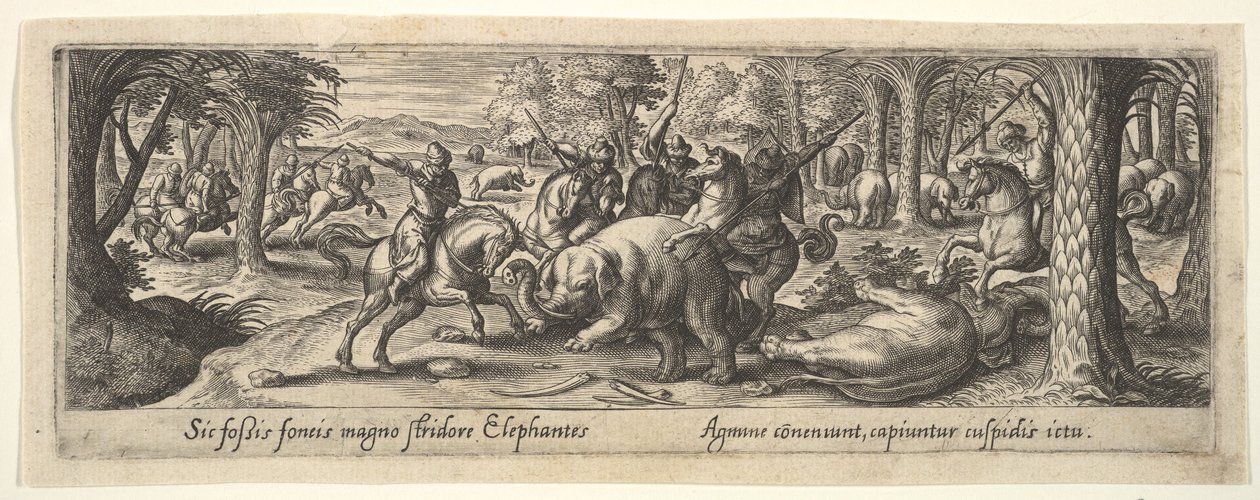 1 des 8 planches sur la chasse et la pêche - Unbekannt