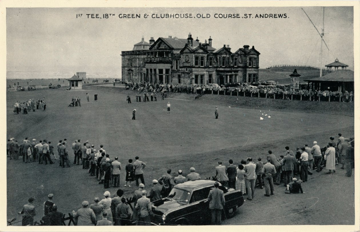 1er Tee, 18e Green & Clubhouse, Old Course, St. Andrews, vers 1955 - Unbekannt