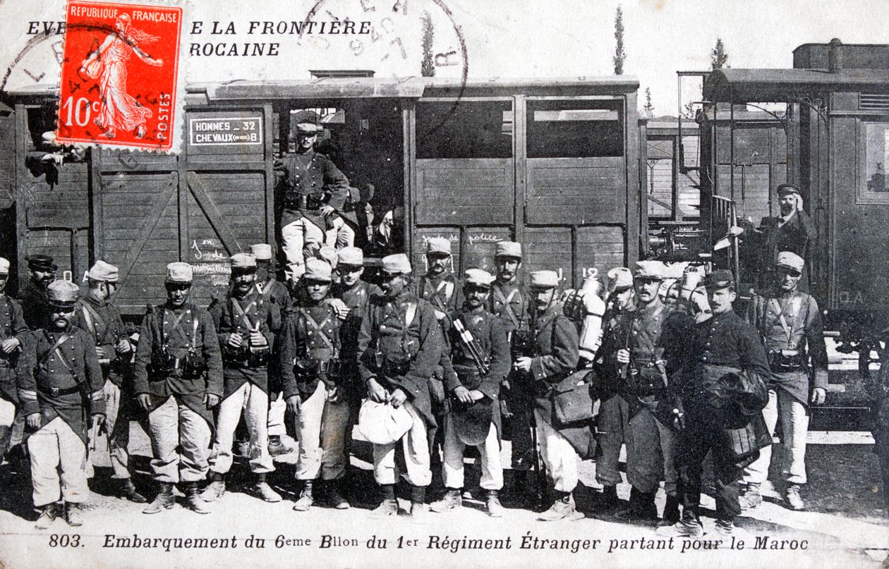 1er régiment de la Légion étrangère française, Maroc, 1911 - Unbekannt
