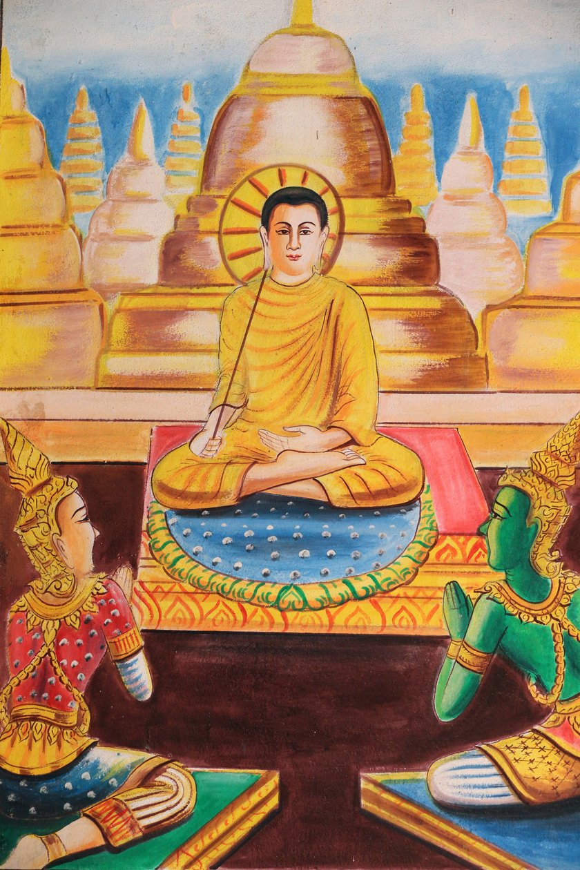 20151102, Vang Vieng, Laos : Peinture représentant l