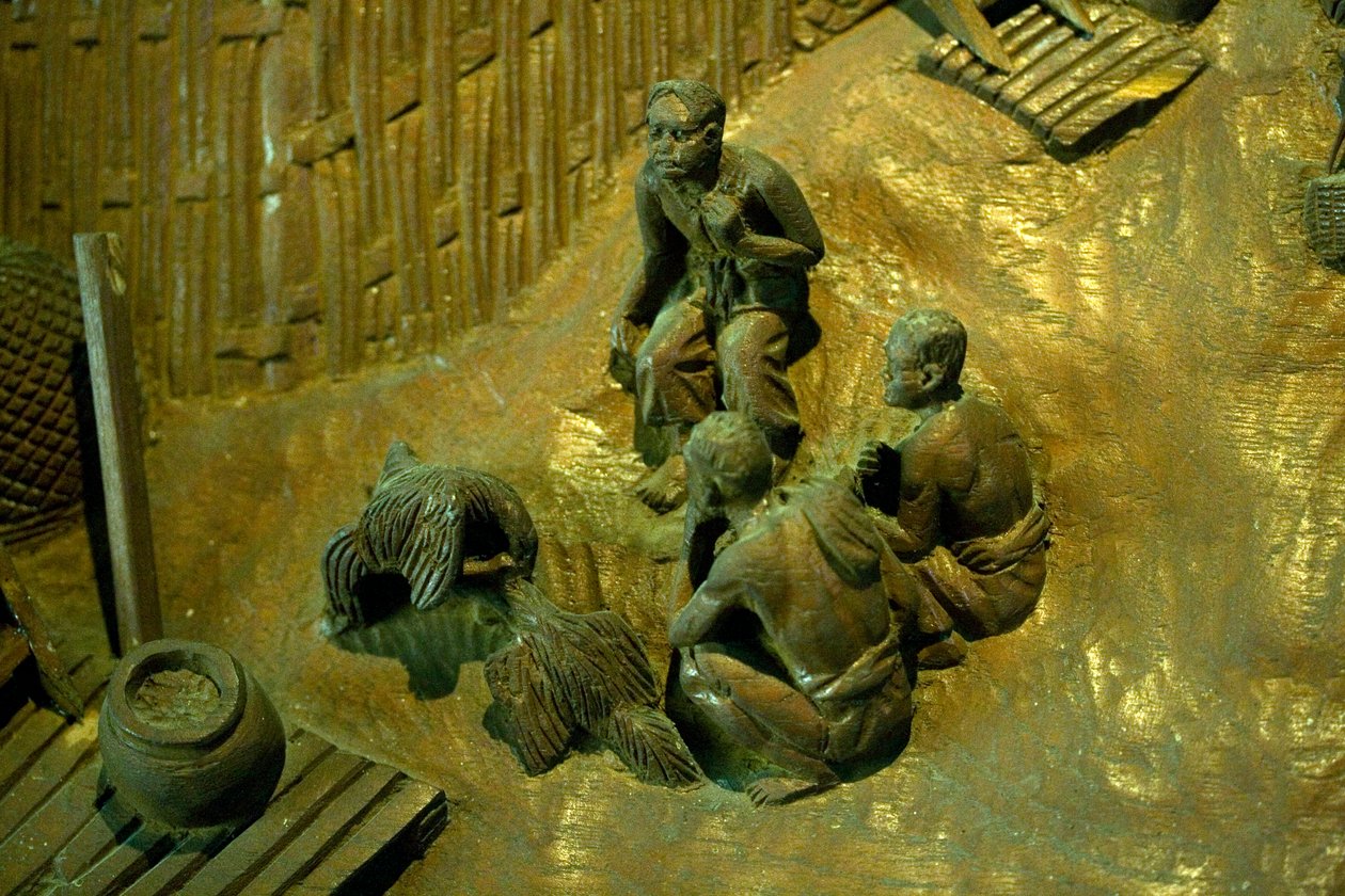 Gravure sur bois 3D. Thaïlande, 17 janvier 2007. (photo) - Unbekannt