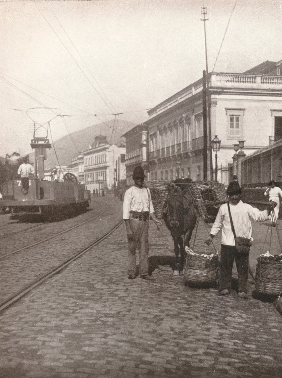 Une scène de rue à Botafogo, Rio, 1914 - Unbekannt