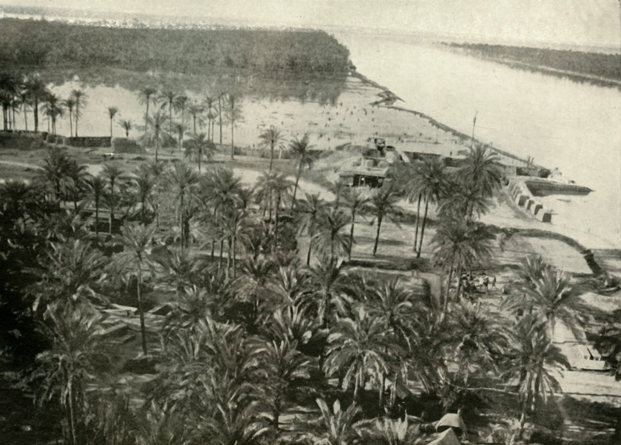 Une position britannique sur le fleuve Tigre, 1919 - Unbekannt