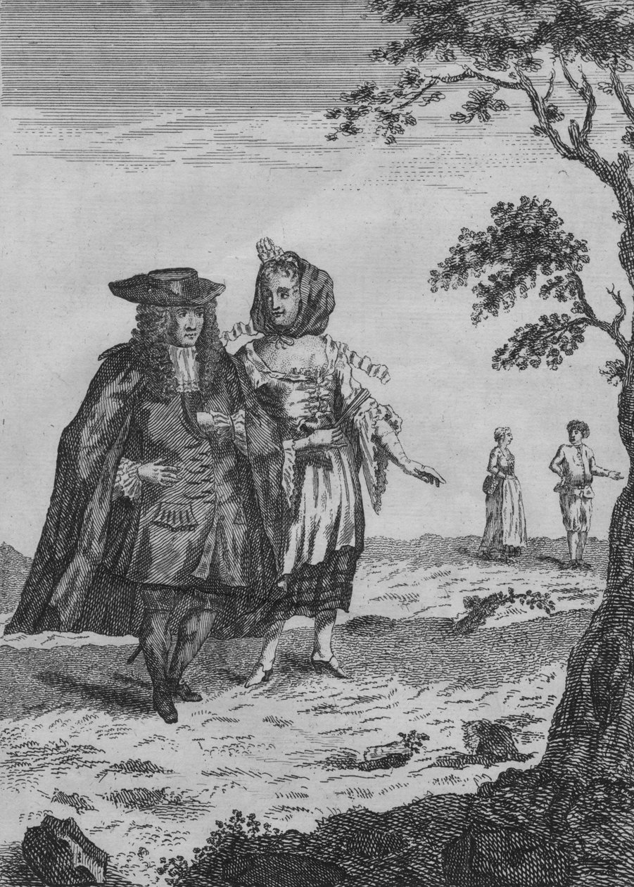 Un bourgmestre et sa femme, fin 17e-début 18e siècle - Unbekannt