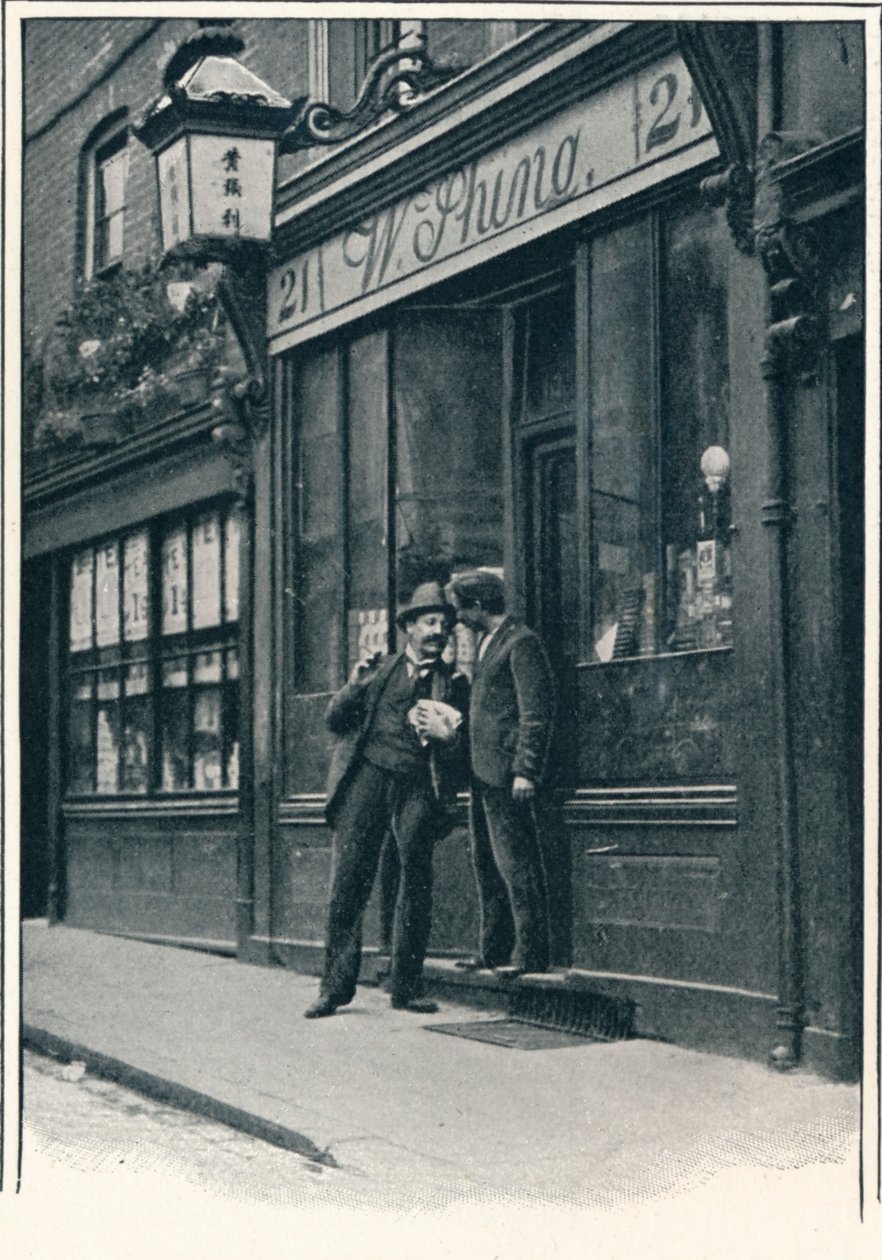 Boutique chinoise, Limehouse, Londres, vers 1900 1901 - Unbekannt