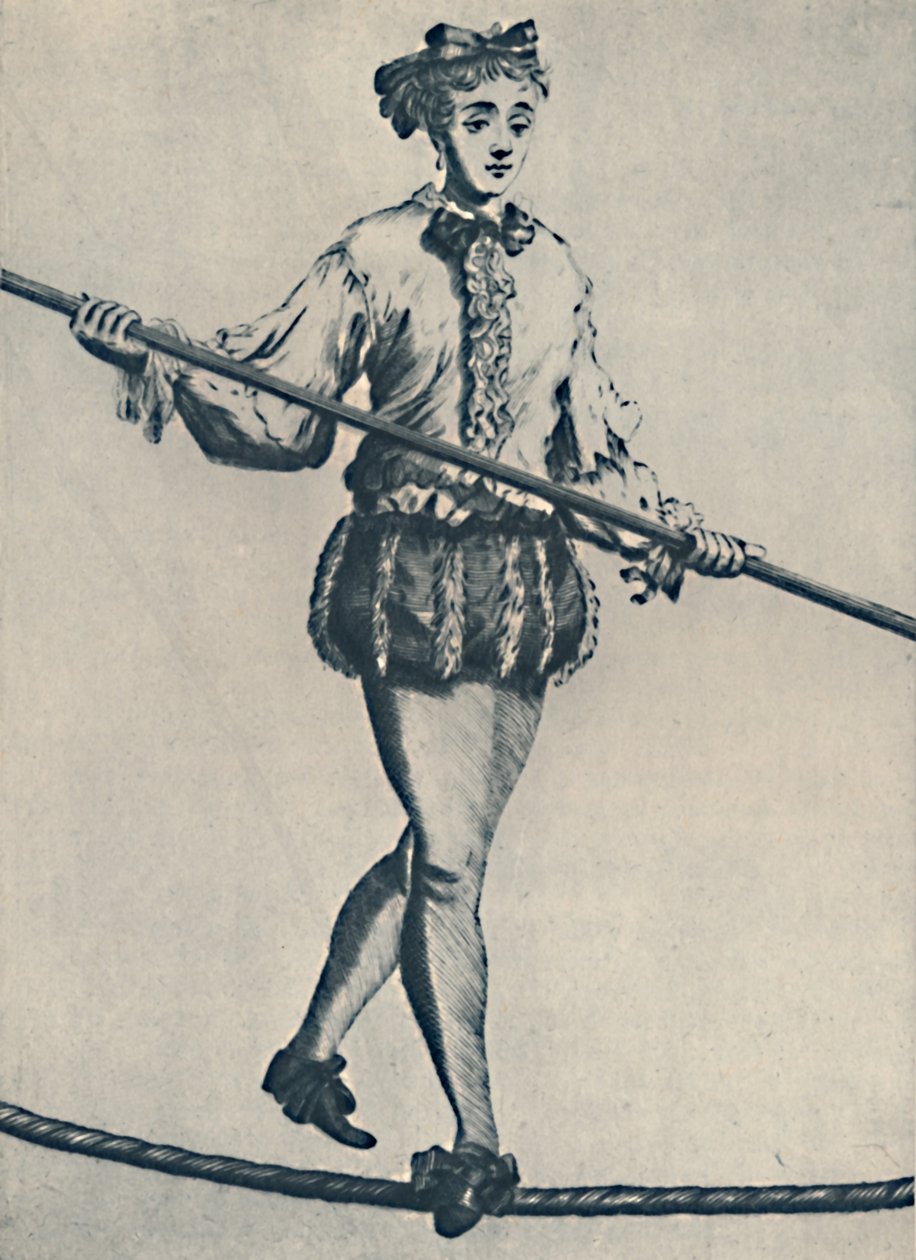 Un célèbre funambule du XVIIe siècle, 1942 - Unbekannt