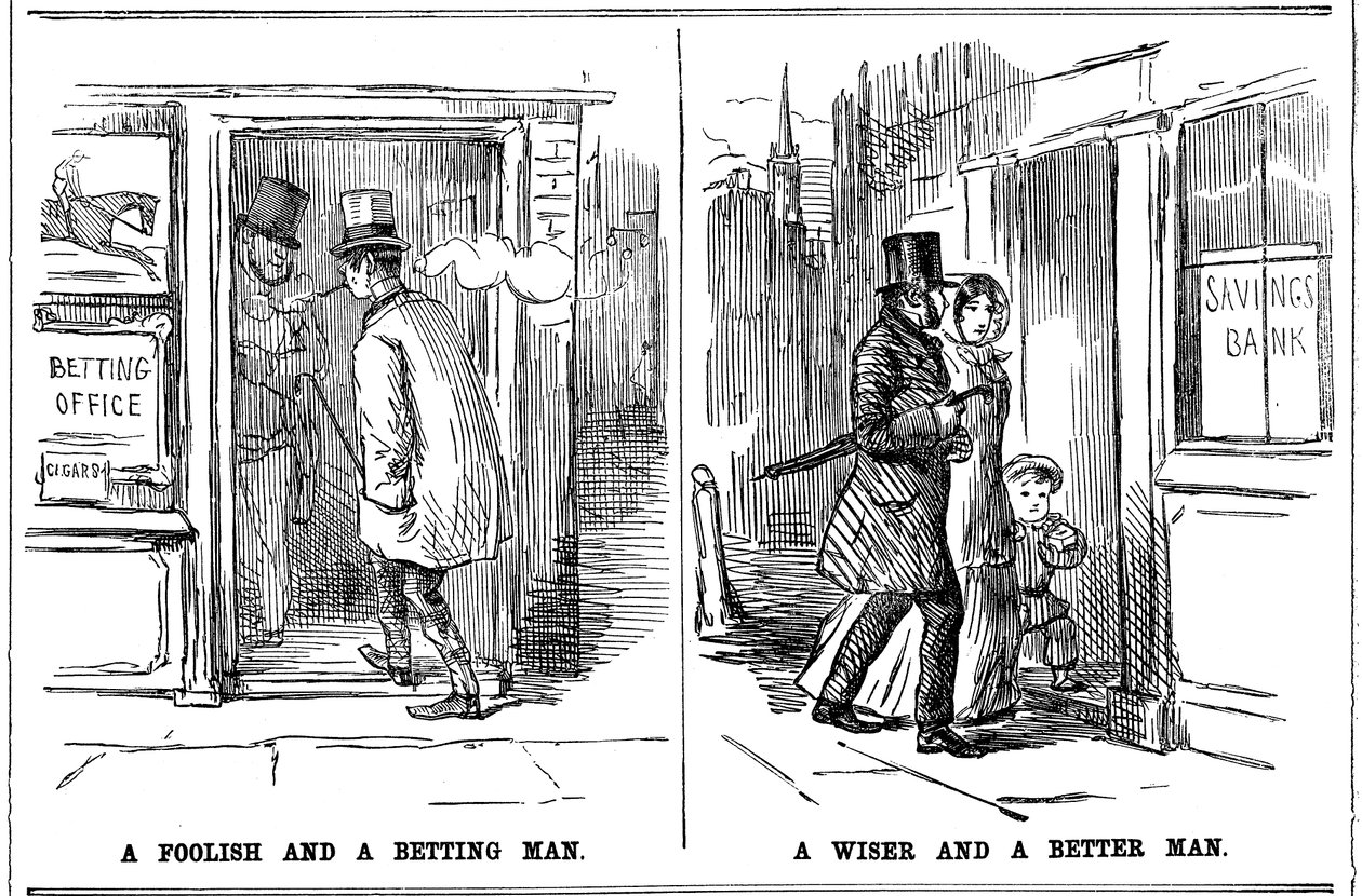 Un homme insensé et un homme parieur et un homme sage et un homme meilleur, 1852 - Unbekannt