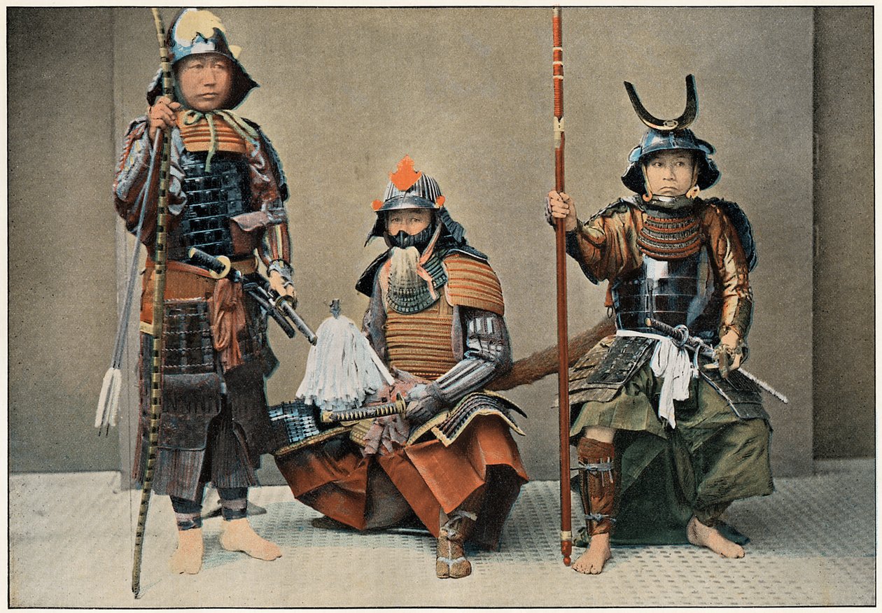 Un groupe de samouraïs, c1890 - Unbekannt