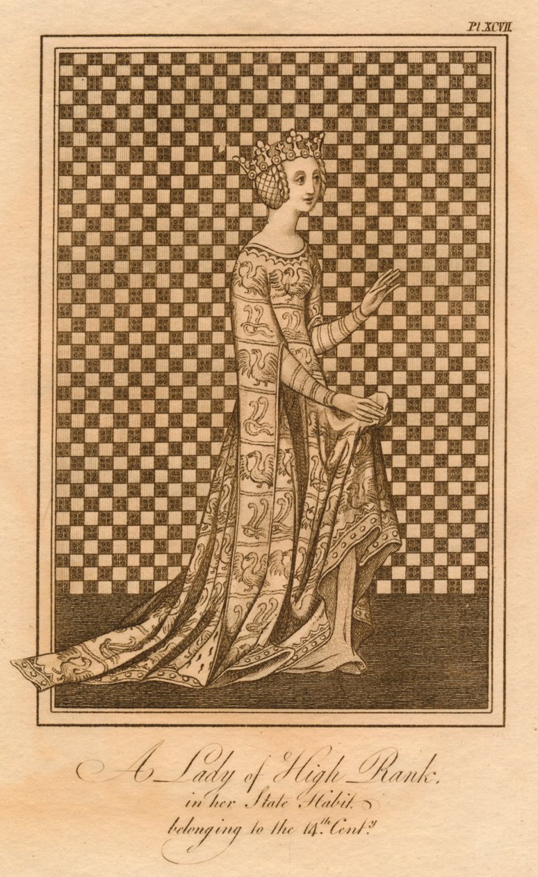 Une dame de haut rang, dans son habit d