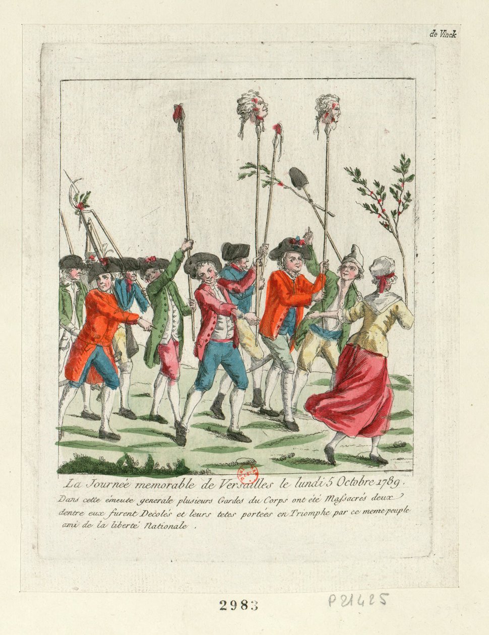 Une journée mémorable à Versailles, 1789 - Unbekannt