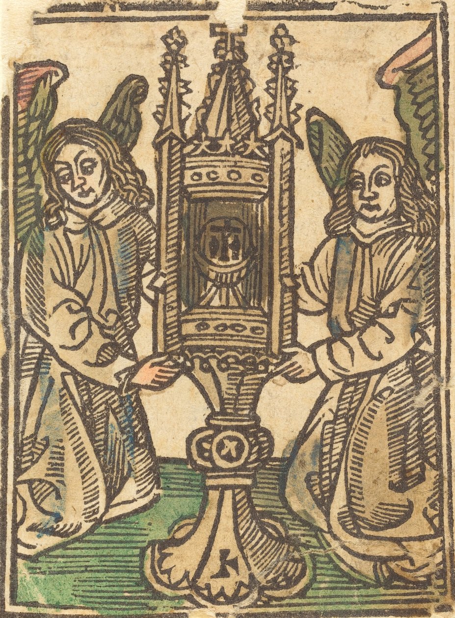 Un ostensoir tenu par deux anges, 1495-1500 - Unbekannt