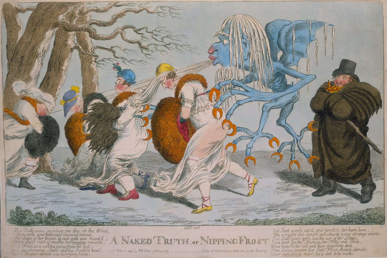 Une vérité nue, ou gel mordant, 1803 - Unbekannt