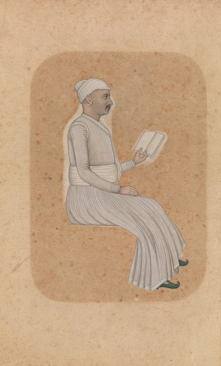 Un noble lisant, vers 1750-75 - Unbekannt