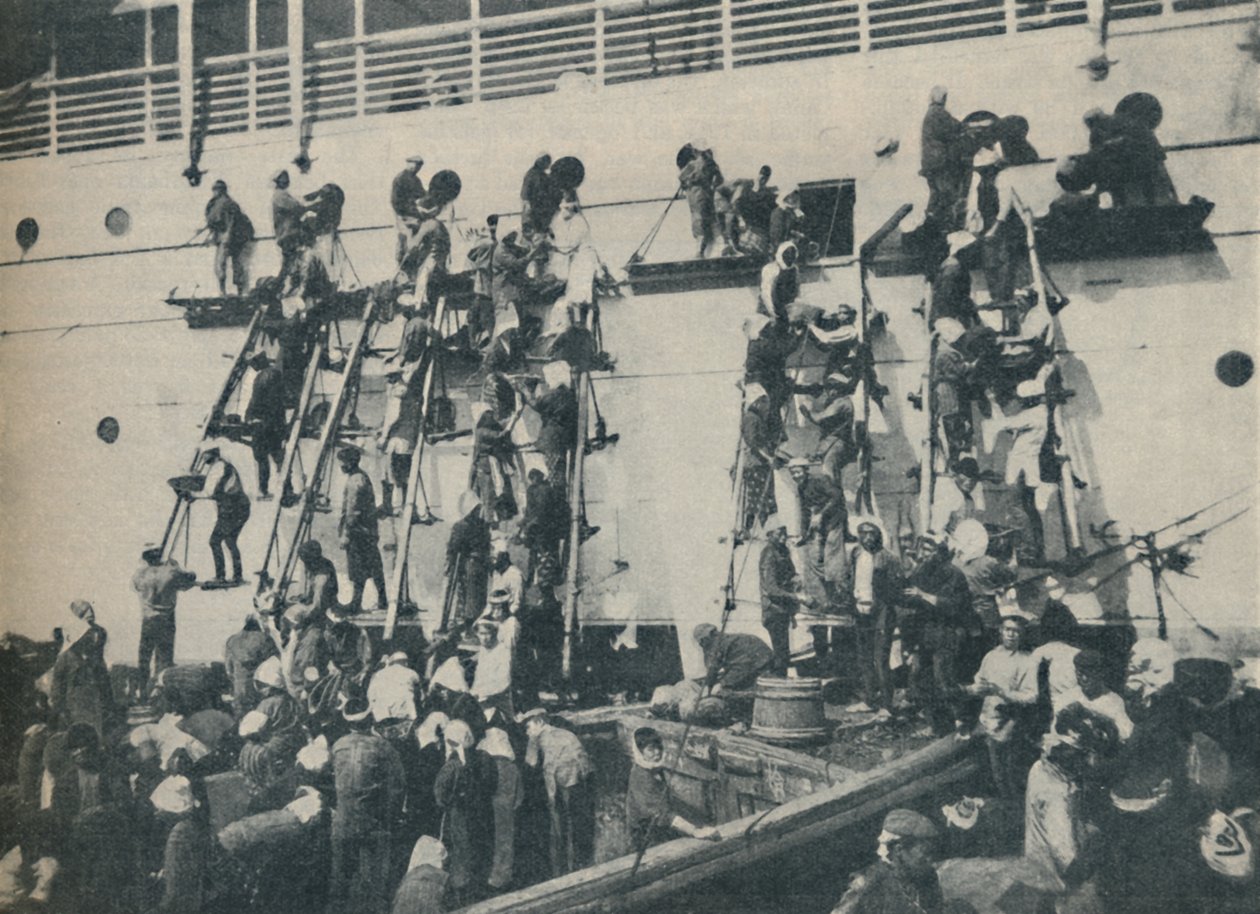 Une méthode nouvelle de ravitaillement en charbon au port de Yokohama, 1936 - Unbekannt
