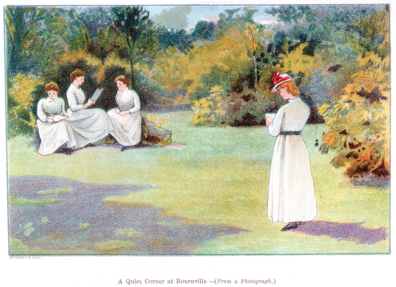 Un coin tranquille à Bournville, 1892 - Unbekannt