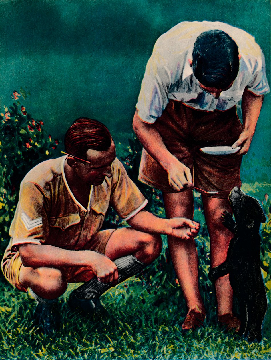 Une mascotte de Singapour de la RAF, 1940 - Unbekannt