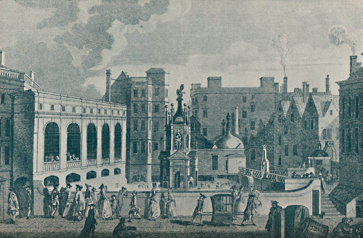Vue des bains du roi et de la reine et de la grande salle des pompes à Bath, 1907 - Unbekannt