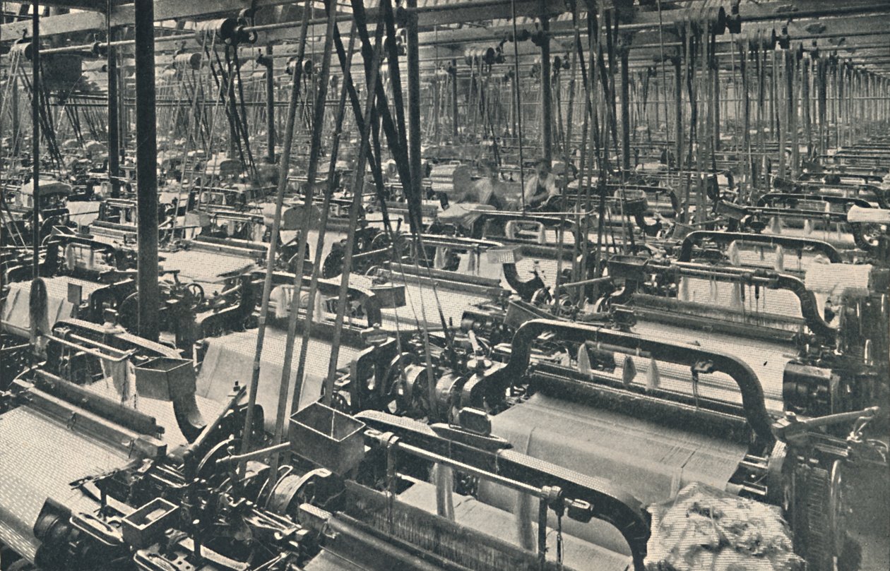 Un atelier de tissage, c1917 - Unbekannt
