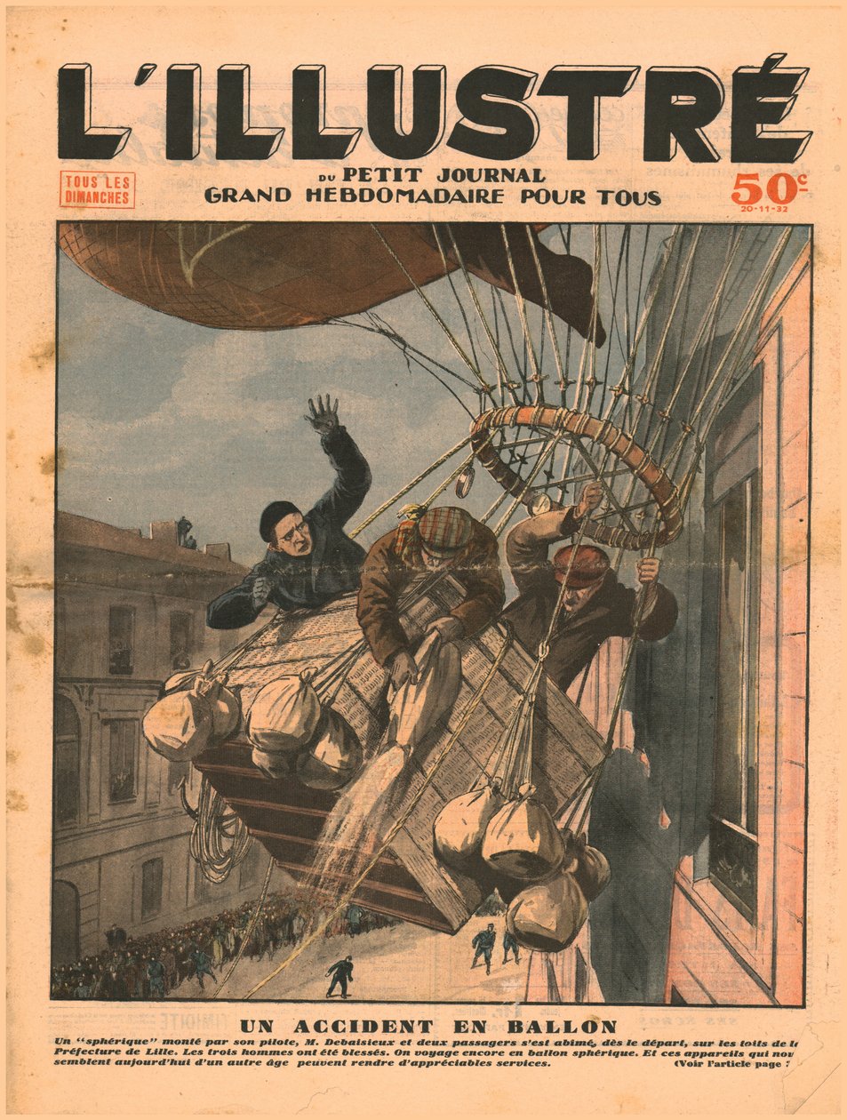 Un accident de montgolfière, 1932 - Unbekannt