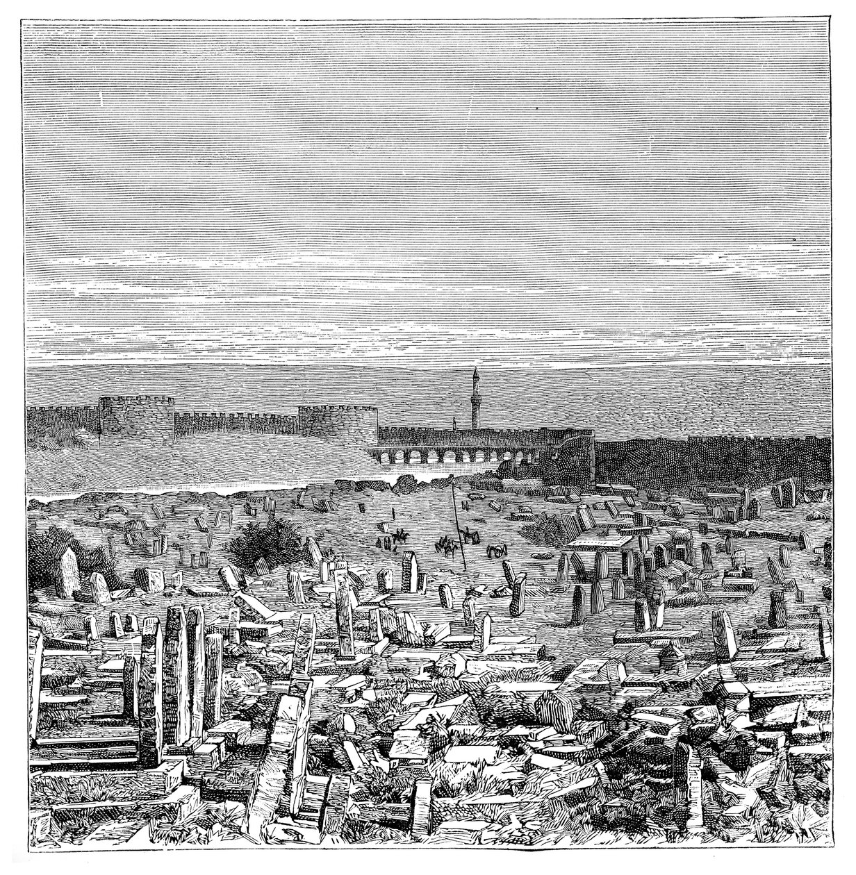 Un pont sur le fleuve Tigre, Diyarbakir, Turquie, 1895 - Unbekannt