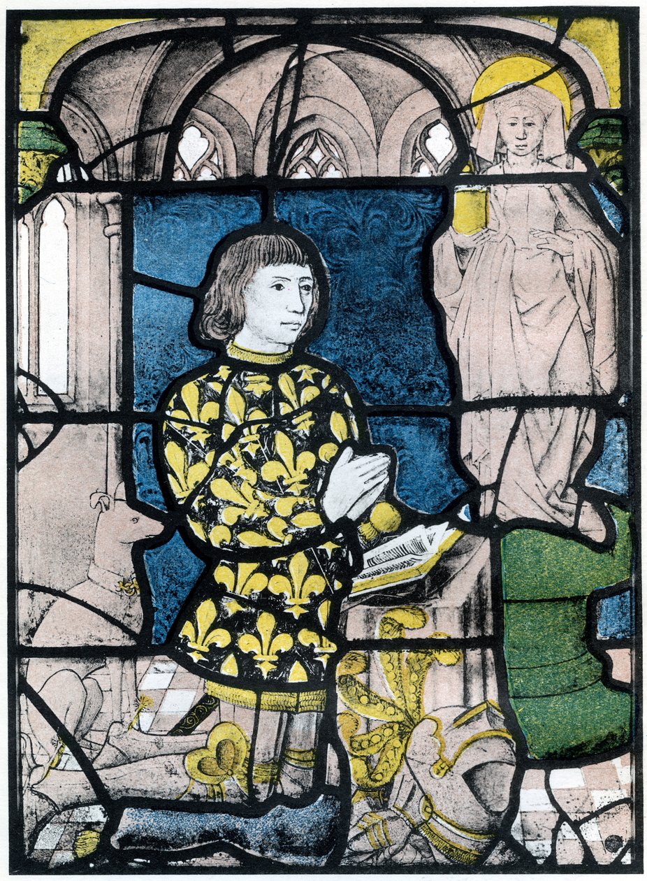 Un chevalier de Bernemicourt en prière devant une image de Sainte Marie-Madeleine, vers 1500, 1924 - Unbekannt