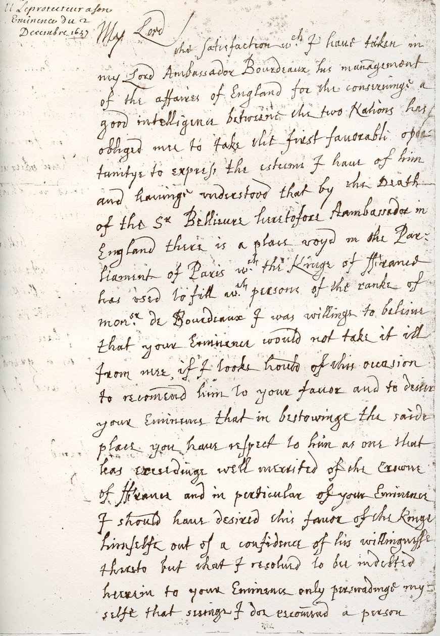 Une lettre d