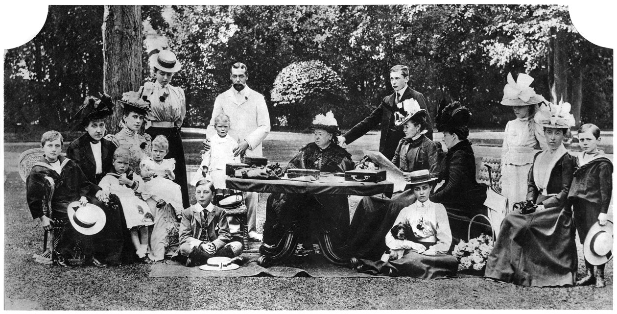 Fête de famille royale à Osborne House, Île de Wight, c1890-1900, 1935 - Unbekannt