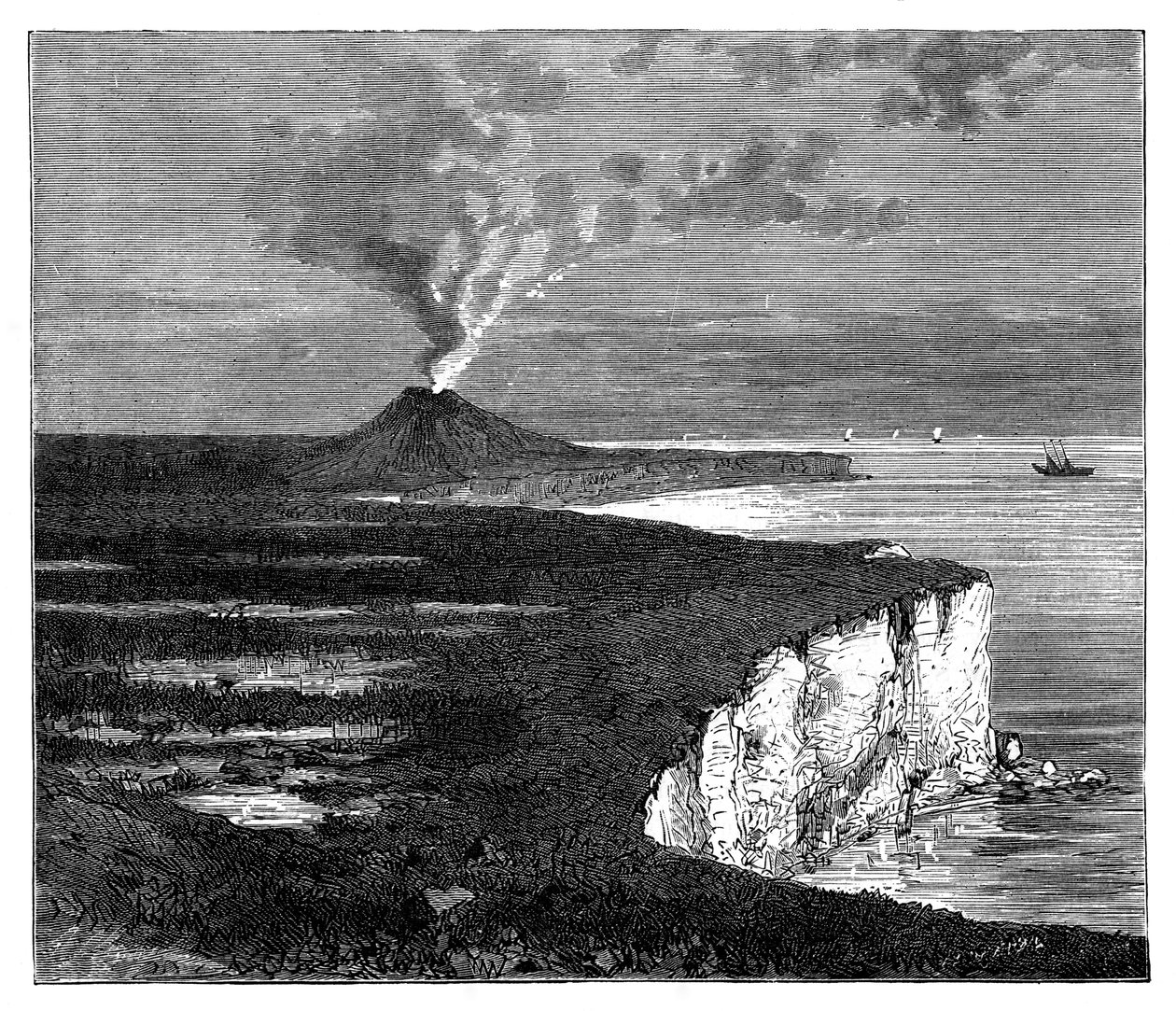 Un volcan bouclier sur l