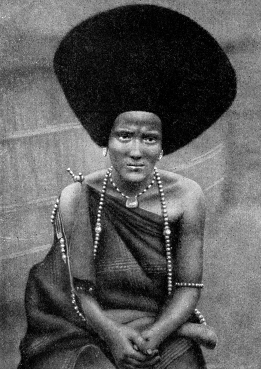 Une femme du peuple Beja Nile ou Baggara, Éthiopie, Afrique, 1922 - Unbekannt