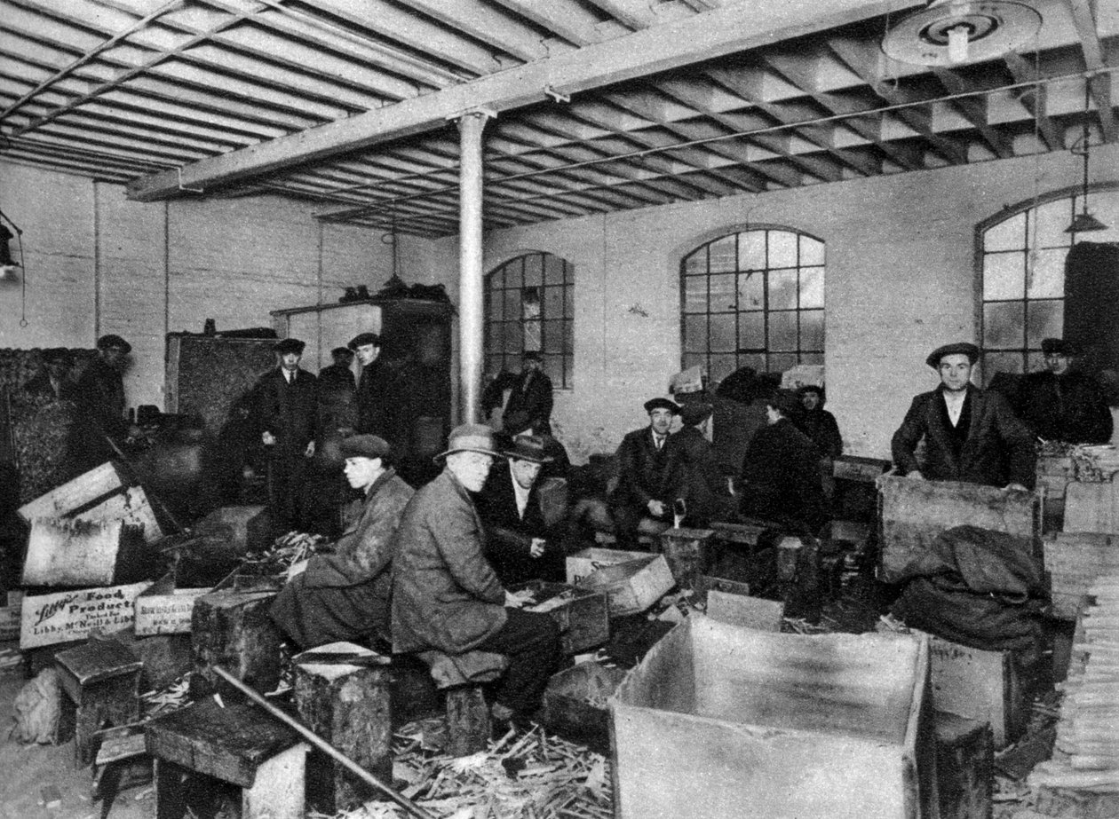 Atelier de coupe de bois, Londres, 1926-1927 - Unbekannt