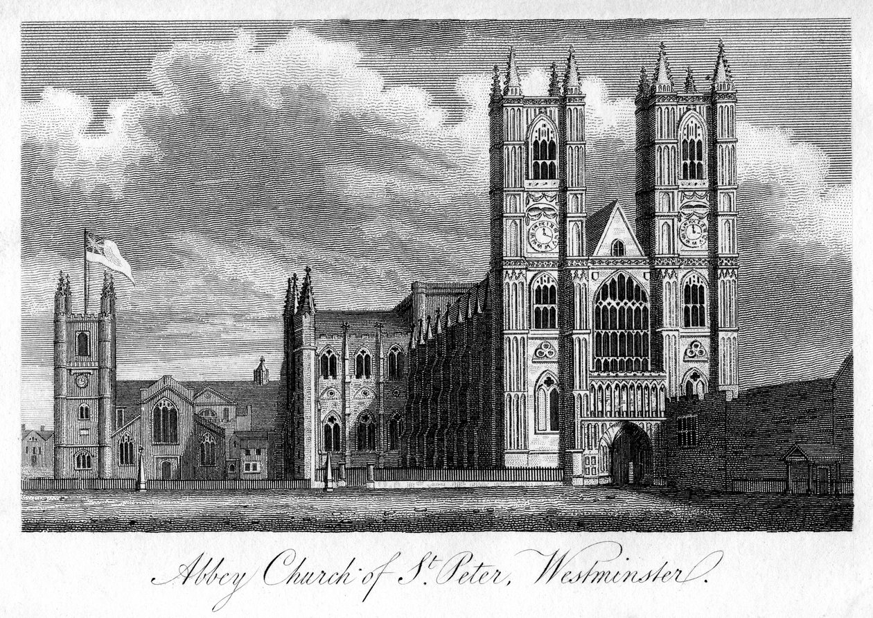 Église abbatiale de Saint-Pierre, Westminster, Londres, 1805 - Unbekannt