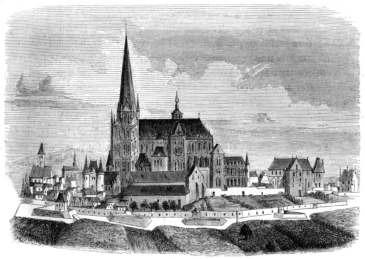 Abbaye de Saint-Denis, fin du 16e siècle, 1849 - Unbekannt
