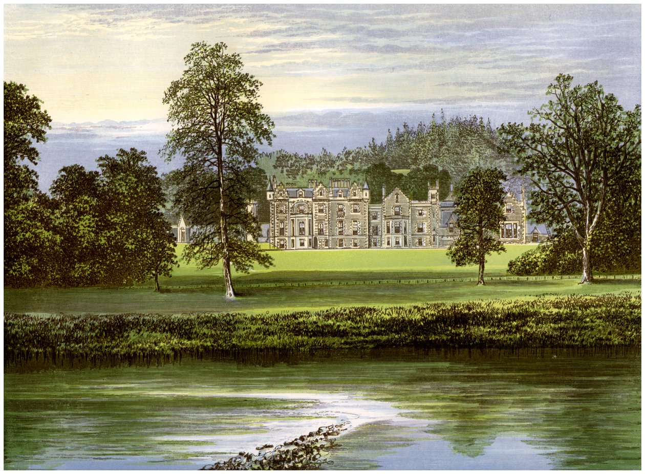 Abbotsford, Roxburghshire, Écosse, maison de la famille Scott, vers 1880 - Unbekannt