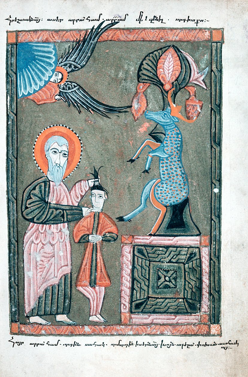 Abraham se préparant à sacrifier Isaac, 1587 - Unbekannt