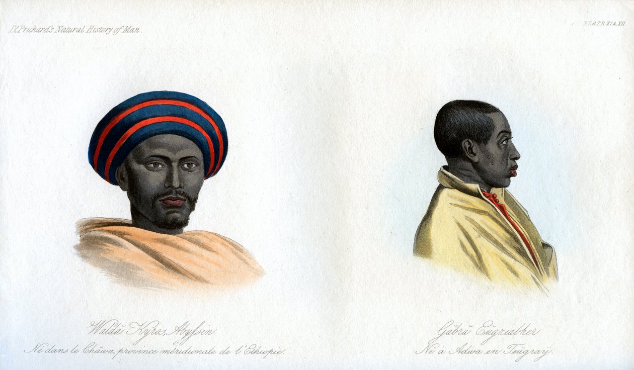Portraits abyssins, 1848 - Unbekannt