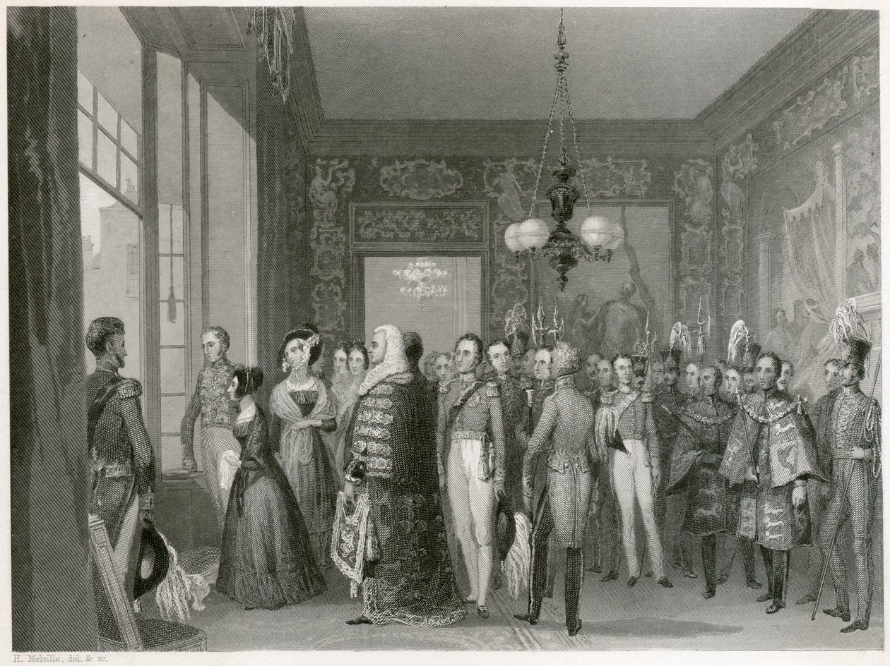 Accession de la reine Victoria, palais de St James, Westminster, Londres - Unbekannt