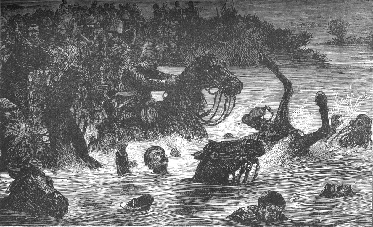 Accident au dixième hussards, vers 1880 - Unbekannt