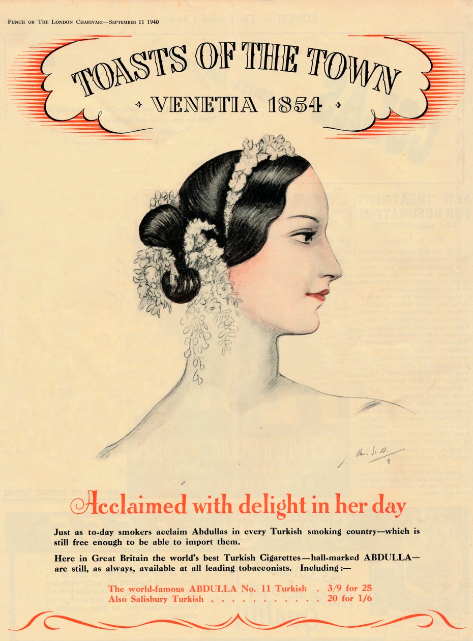 Acclamée avec délice en son temps, Toasts de la ville - Venetia 1854 - Unbekannt