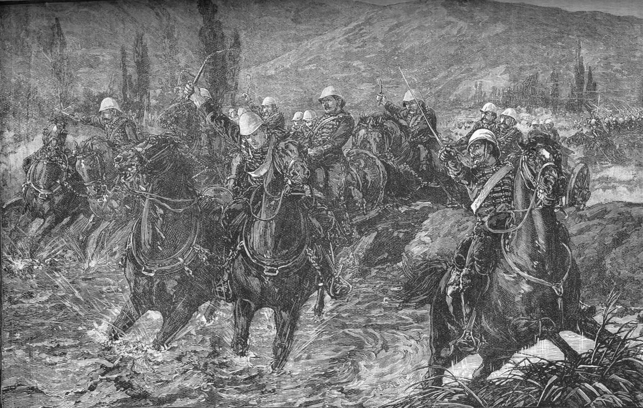Action dans la vallée de Chardeh, 11 décembre 1879, Tentative de sauver les canons - Unbekannt