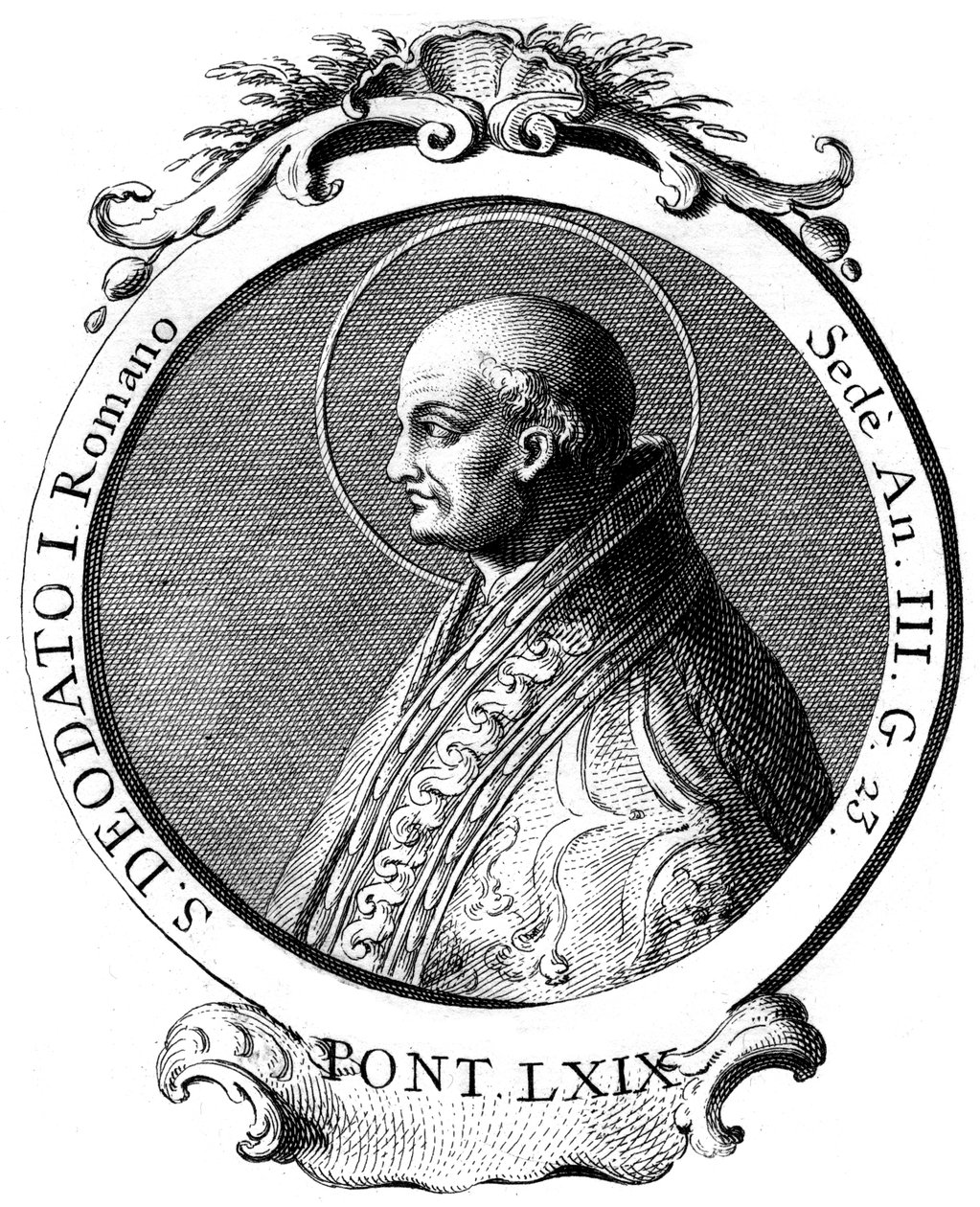 Adeodatus I, Pape de l