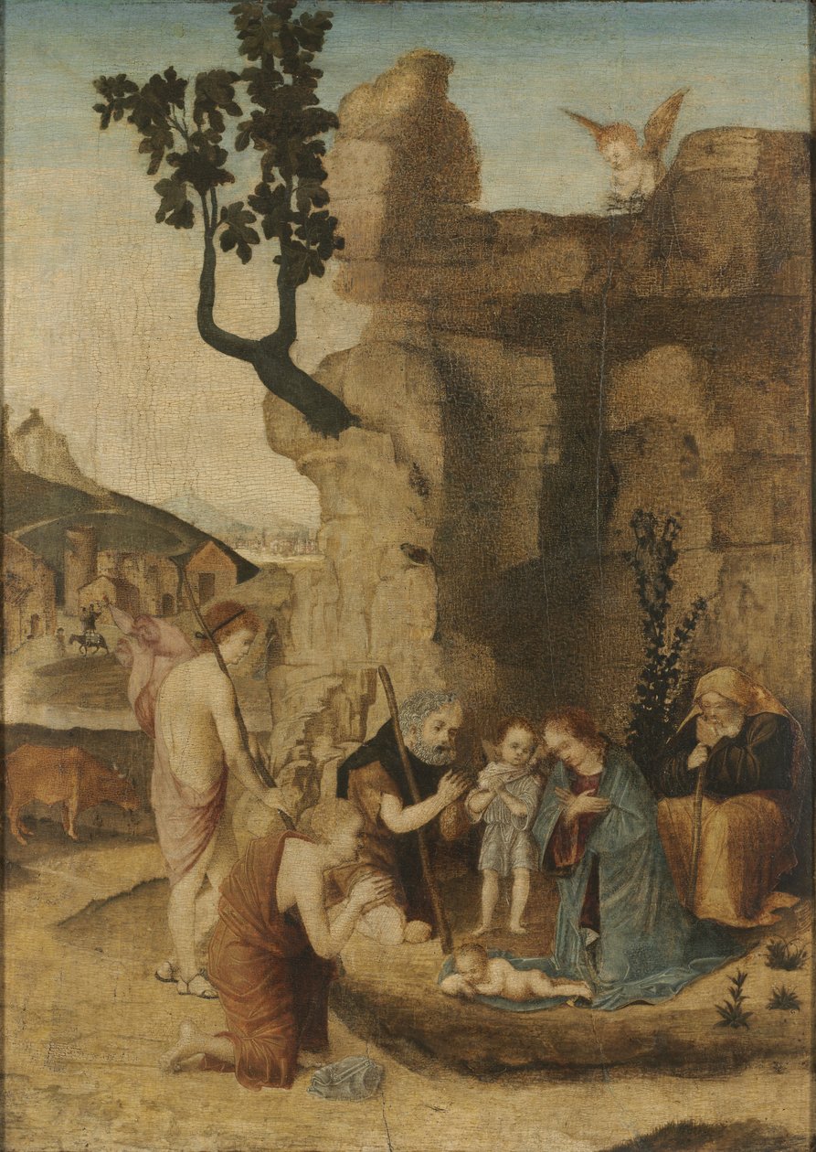 Adoration des bergers, vers 1500 - Unbekannt