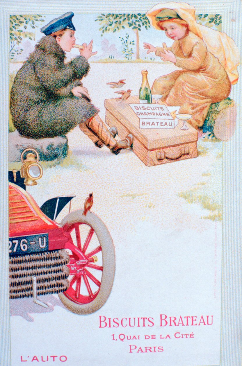 Publicité pour Biscuits Brateau, vers 1900 - Unbekannt