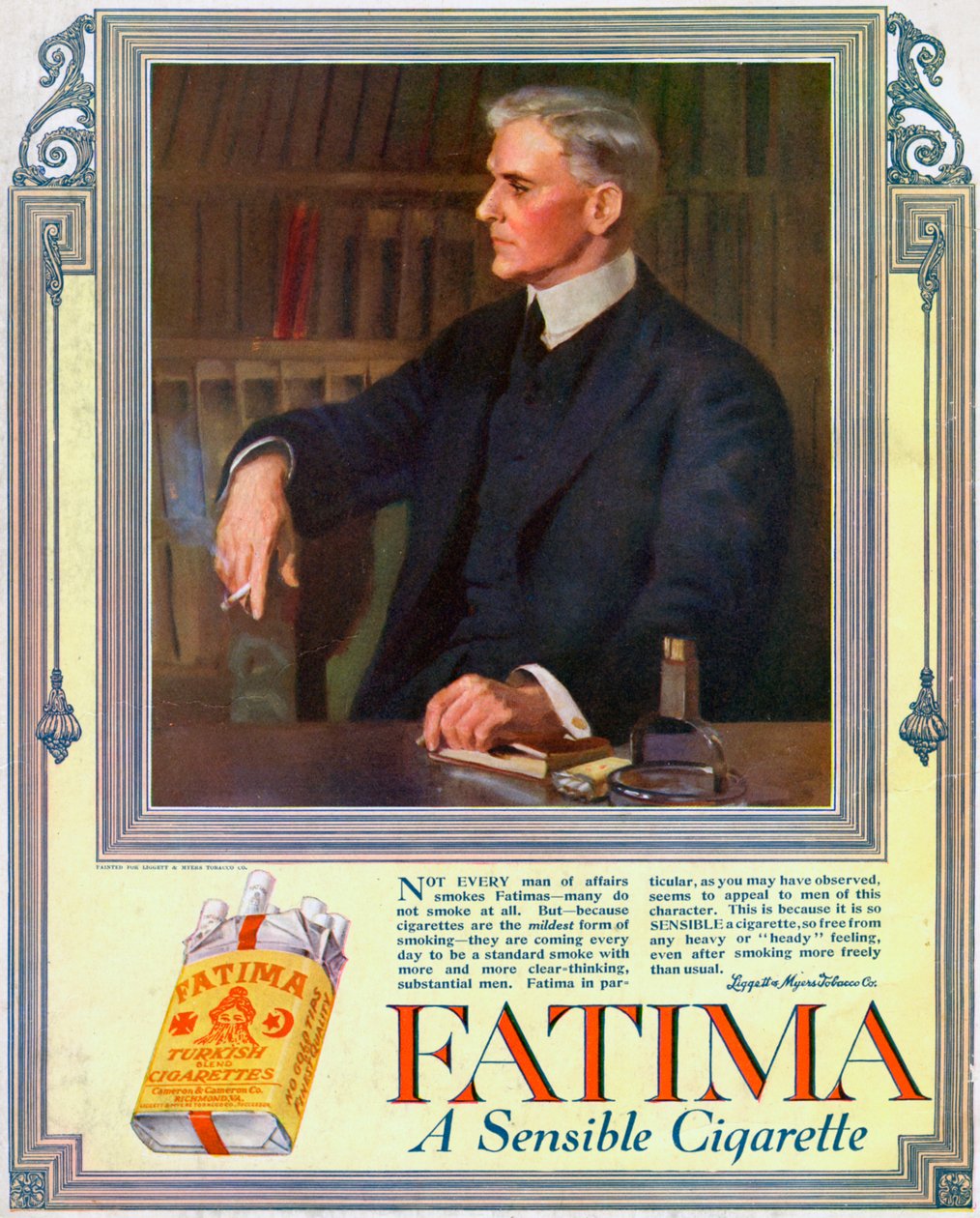 Publicité pour les cigarettes Fatima, 1916 - Unbekannt